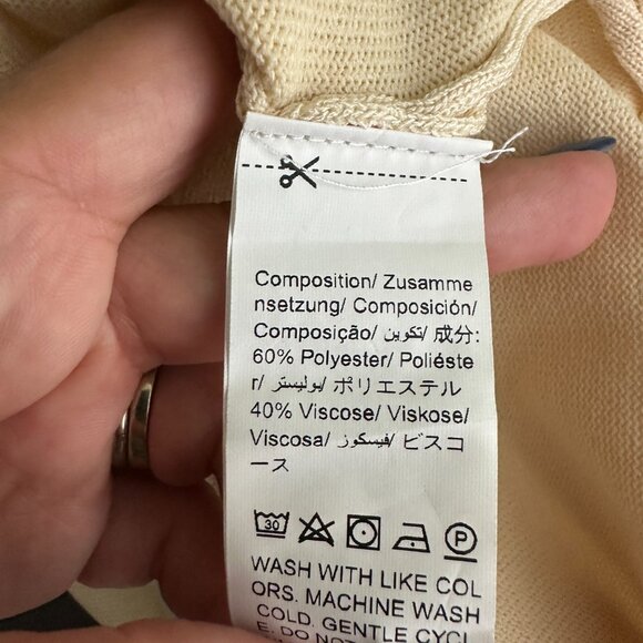 2/$30 Dazy Fit and Flare Shirt Dress Cap Sleeve Beige Small #A0366 TRB2 - Picture 6 of 7